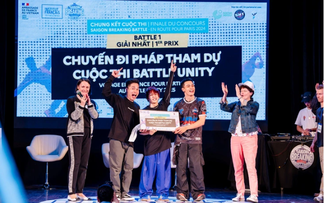 Fido Crew vertritt Vietnam beim Breakdance-Wettbewerb in Frankreich 