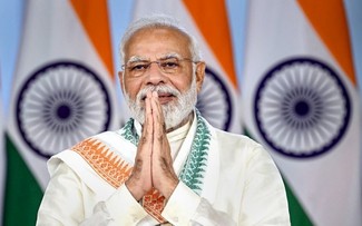 Indiens Premierminister Narendra Modi legt seinen Amtseid ab