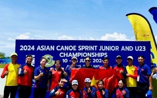 Vietnam gewinnt sechs Goldmedaillen bei Junioren- und U23-Asienmeisterschaft im Kanurennsport