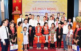 베트남 전국 여러 지방, 2024년 아동을 위한 행동의 달 발대식 개최