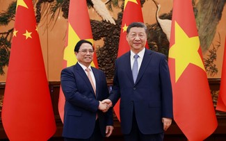នាយករដ្ឋមន្ត្រីវៀតណាមលោក Pham Minh Chinh ជួបសវនាការជាមួយអគ្គលេខាបក្ស និងជាប្រធានរដ្ឋចិនលោក Xi Jinping