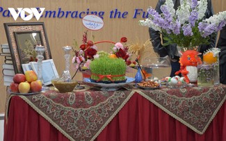 Iranian New Year of Nowruz celebrated with half-sin table being jewel on the crown