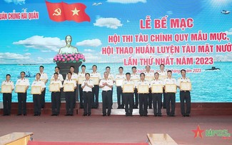 2023 exemplary ships competition of Vietnam People's Army closes