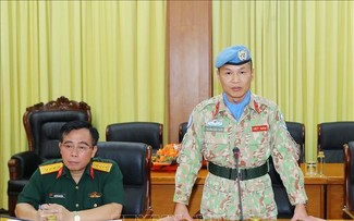 Vietnamese officer qualifies for post at UN Headquarters