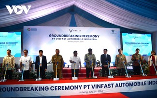 VinFast starts construction of EV assembly plant in Indonesia