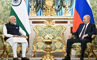 ロシアとインドが首脳会談 幅広い分野の協力強化で一致
