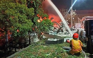 中国台湾屏东县工厂爆炸事故：19名越南公民受伤