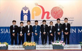 越南学生获得亚洲物理奥林匹克竞赛8个奖项