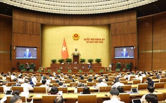 越南国会继续讨论重要法律草案