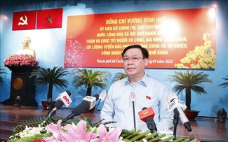 Parlamentspräsident Vuong Dinh Hue: Ho Chi Minh Stadt soll bald Wachstum erholen