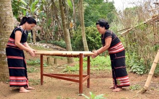 Bambus-Musikinstrumente der Volksgruppe der Xo Dang in Tay Nguyen
