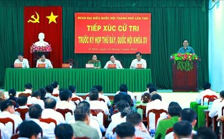 Premierminister Pham Minh Chinh trifft Wähler der Stadt Can Tho