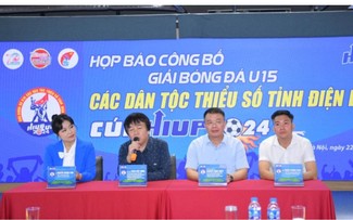 U15-Fußballturnier der ethnischen Minderheiten der Provinz Dien Bien erstmals organisiert
