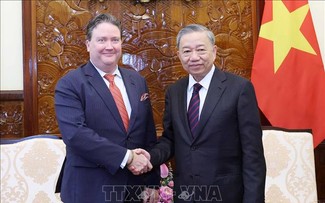 Staatspräsident To Lam empfängt US-Botschafter in Vietnam Marc Evans Knapper