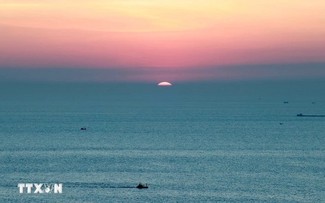 Dien-Kap, wo der Sonnenaufgang in Vietnam zuerst beobachtet wird