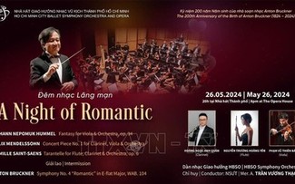 Romantische Musiknacht in Ho-Chi-Minh-Stadt