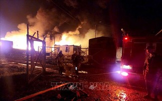 Ledakan Gudang Bahan Bakar di Nagorny-Karabakh