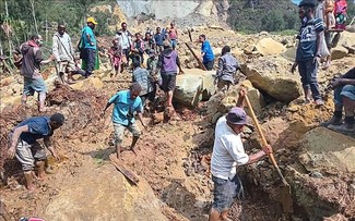 Điện thăm hỏi về sạt lở đất tại Papua New Guinea