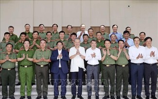 Chủ tịch nước Tô Lâm và Thủ tướng Chính phủ Phạm Minh Chính dự Hội nghị Đảng ủy Công an Trung ương