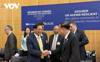 FM addresses OECD Ministerial Council Meeting on shared values, global partnerships