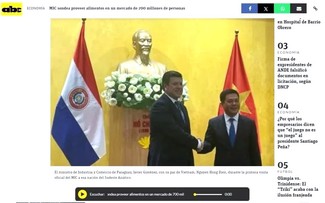 Paraguayan daily spotlights prospect of trade cooperation with Vietnam