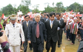 General Secretary Nguyen Phu Trong missed by central region residents 