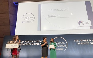 Female scientist receives L’Oreal - UNESCO award