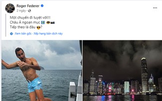 Roger Federer shares moments from Vietnam trip