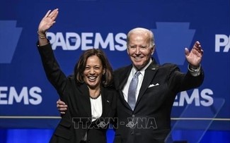 Harris, Biden to make first campaign trip together since switching candidacy