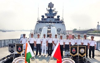 Tàu Lữ đoàn 167 huấn luyện chung với Hải quân Ấn Độ