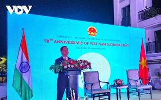 Đại sứ quán Việt Nam tại Ấn Độ tổ chức kỷ niệm 78 năm Quốc khánh 