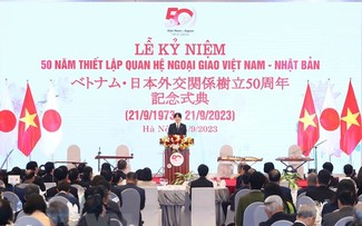 Lễ kỉ niệm 50 năm thiết lập quan hệ ngoại giao Việt Nam-Nhật Bản