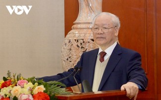 Tổng Bí thư Nguyễn Phú Trọng: Báo cáo chính trị phải là công trình kết tinh tầm cao trí tuệ của Đảng