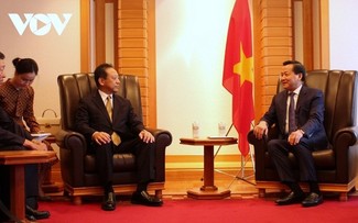 Phó Thủ tướng Lê Minh Khái tiếp các đối tác Nhật Bản