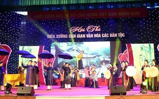 Bế mạc Hội thi diễn xướng dân gian văn hóa các dân tộc