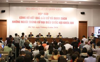 496 candidatos elegidos como diputados del Parlamento de Vietnam