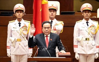 Trân Thanh Mân félicité pour son élection au poste de président de l’Assemblée nationale