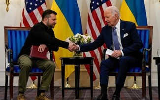 ประธานาธิบดีสหรัฐประกาศวงเงินช่วยเหลืองวดใหม่สำหรับยูเครน