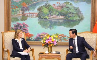 Phó Thủ tướng Trần Hồng Hà tiếp Trưởng đại diện UNDP và Giám đốc USAID tại Việt Nam