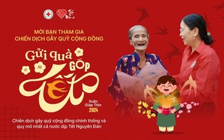 Hội Chữ thập đỏ Việt Nam phát động chiến dịch “Gửi quà góp tết”