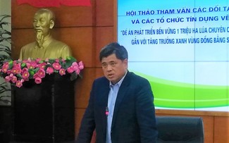 Xây dựng hình mẫu sản xuất lúa giảm phát thải ở Việt Nam