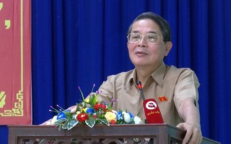 Phó Chủ tịch Quốc hội Nguyễn Đức Hải tiếp xúc cử tri tại tỉnh Quảng Nam