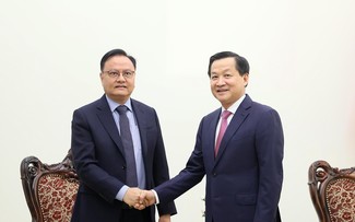 Phó Thủ tướng Lê Minh Khái tiếp Bộ trưởng Bộ Tài chính Lào
