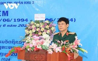 Kỷ niệm 30 năm Ngày truyền thống Đội tìm kiếm, quy tập hài cốt liệt sĩ quân khu 2 tại Lào 