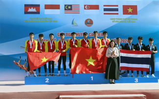 Việt Nam đạt Nhất toàn đoàn tại Giải Đua thuyền Rowing, Canoeing Đông Nam Á 2024