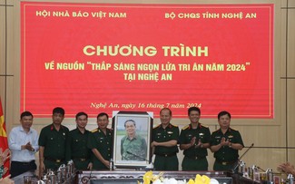 Hội Nhà báo Việt Nam triển khai chương trình “Thắp ngọn lửa tri ân“