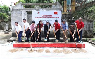 Hợp tác quốc tế xây dựng bếp ăn bán trú cho trường học ở Lạng Sơn
