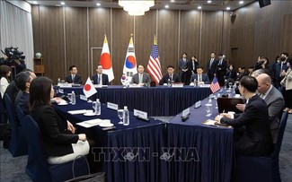 Nuclear envoys of South Korea, US, Japan discuss North Korea’s satellite launch plan