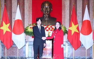 Vice President welcomes Japan’s Crown Prince, Crown Princess