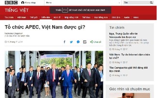 La opinión internacional aprecia el papel anfitrión de Vietnam en el APEC 2017